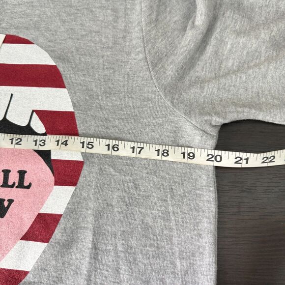 Wildfox Sweatshirt Women Medium Republican Democrat Vote Election Mouth Tongue - Picture 9 of 10